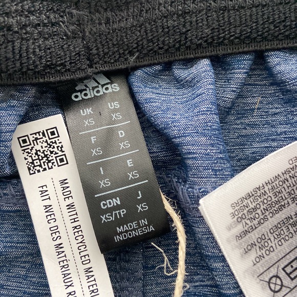 Blue adidas mens XS shorts - Picture 4 of 5